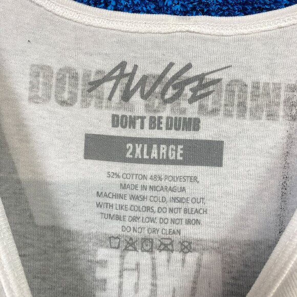 ASAP Rocky x AWGE American Sabotage BV Dont Be Dumb Tank Size 2XL - Picture 3 of 4